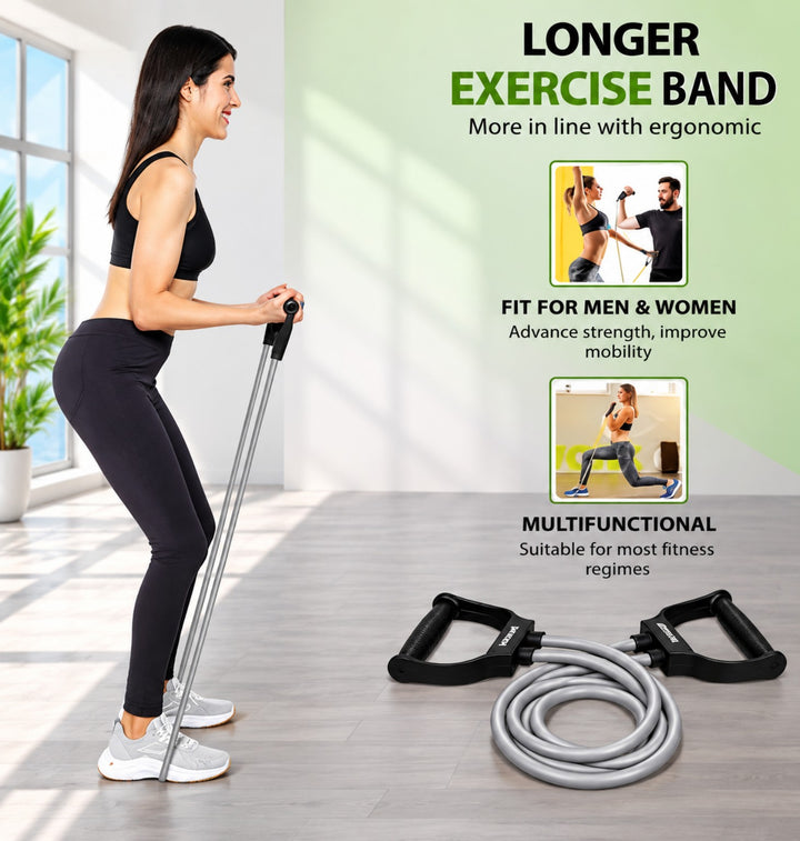 Resistance exercise band used for strength training