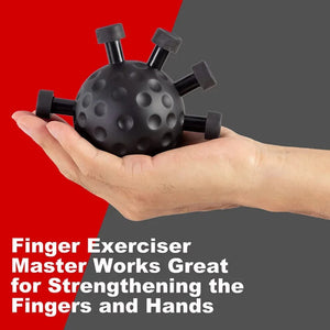 Finger exerciser master grip ball for finger and hand strengthening
