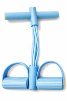 Portable pedal resistance band exerciser