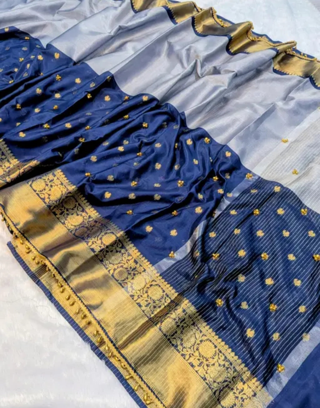 ✨ Royal Ghungroo Saree – Where Tradition Meets Elegance ✨