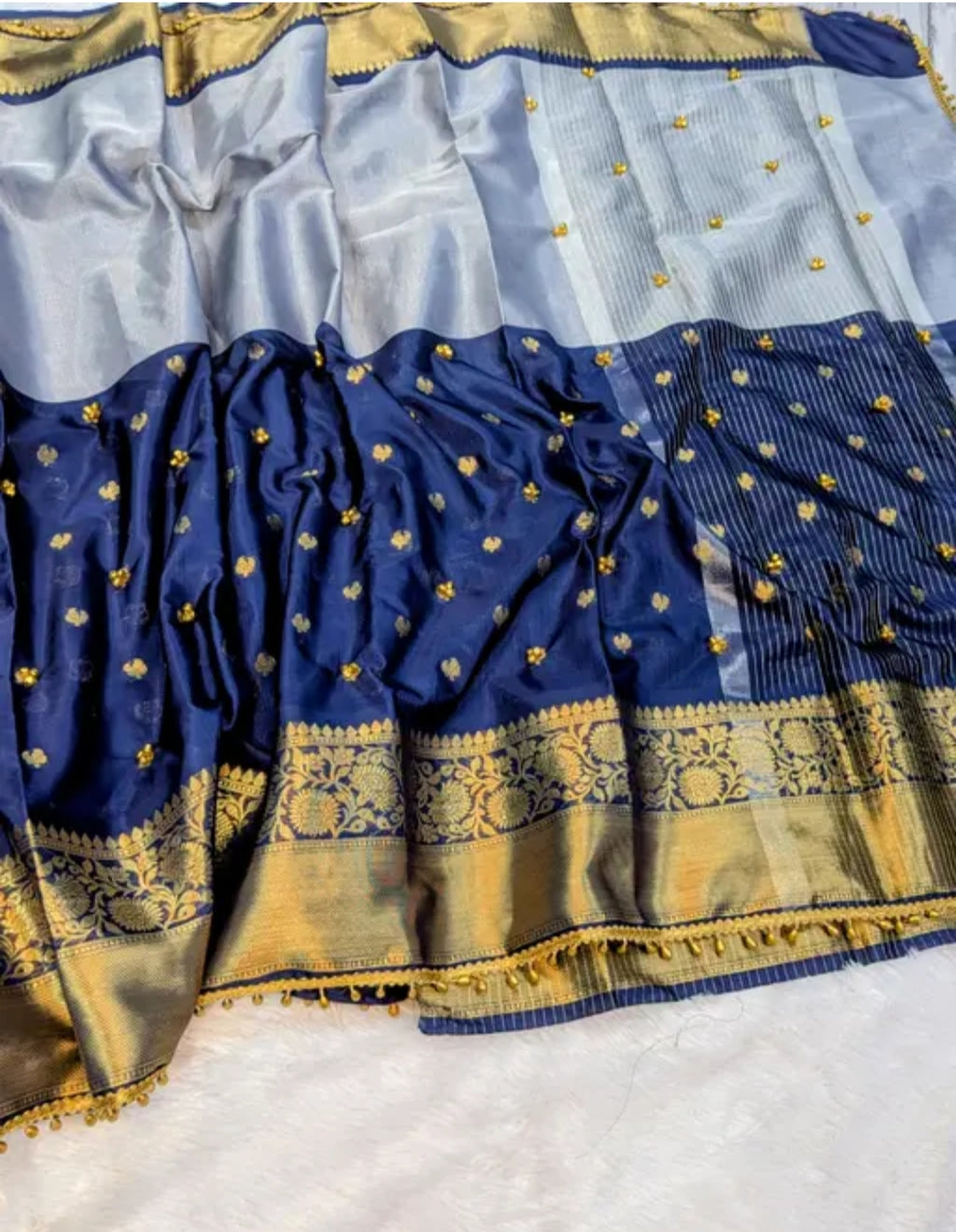 ✨ Royal Ghungroo Saree – Where Tradition Meets Elegance ✨