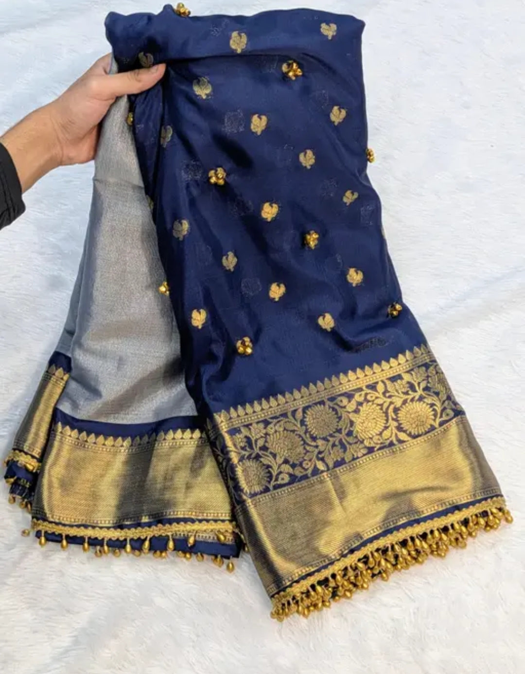 ✨ Royal Ghungroo Saree – Where Tradition Meets Elegance ✨