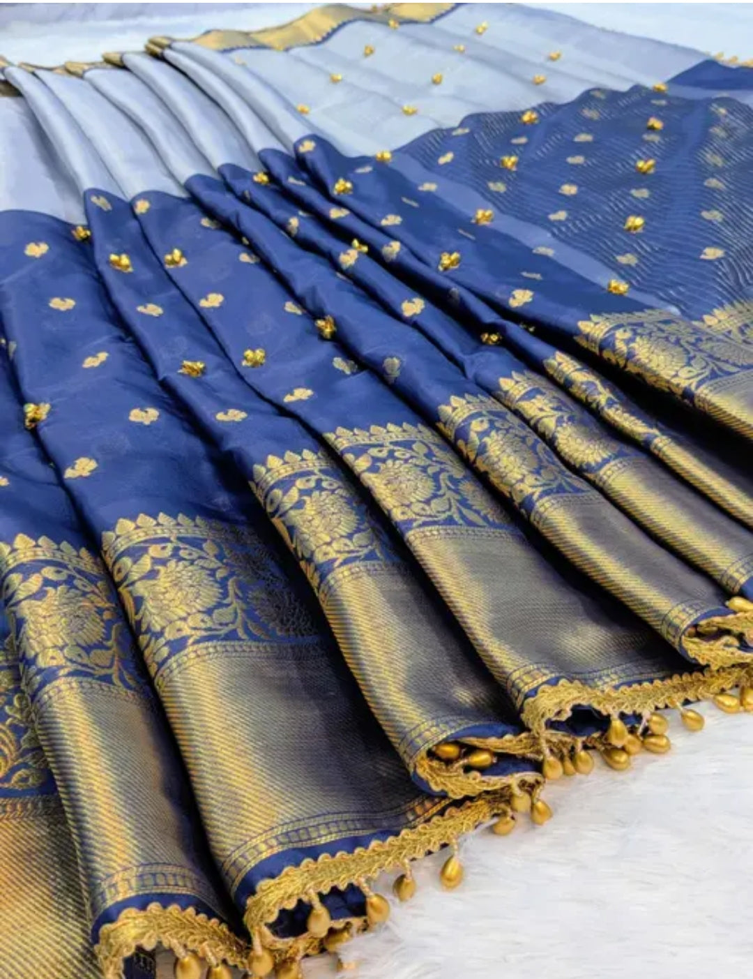 ✨ Royal Ghungroo Saree – Where Tradition Meets Elegance ✨